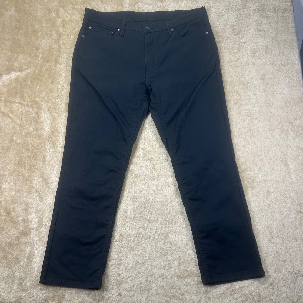 Levis 541 Athletic Taper Mens Black Twill Pants 38x30 18181-0019 Casual Workwear